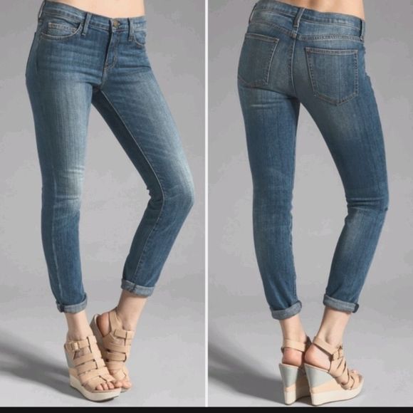 Current/Elliott rolled skinny jeans size 30 - Picture 1 of 10